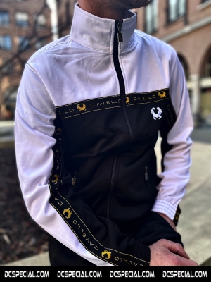 Cavello Trainingsjas 'White/Black'