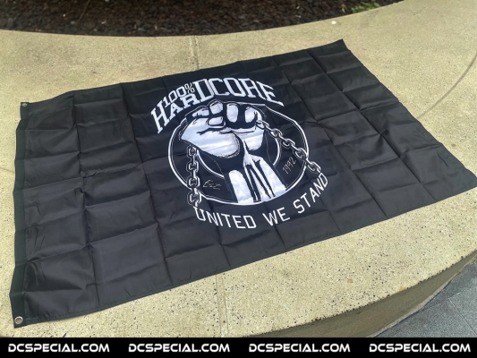100% Hardcore Flag 'United We Stand'