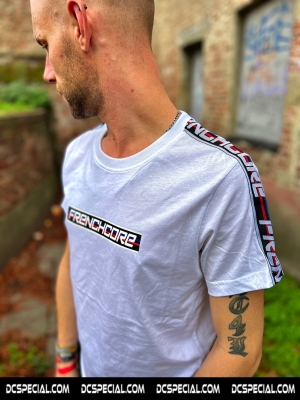 Frenchcore T-shirt 'Taped White'