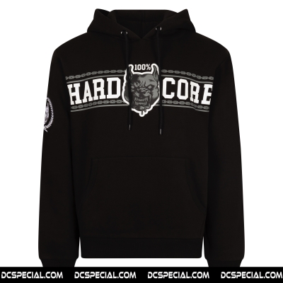 100% Hardcore Hooded Sweater 'Oldschool Black'