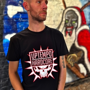 Uptempo Is The Tempo T-shirt 'Uptempo Hardcore Red/White'