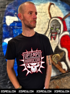 Uptempo Is The Tempo T-shirt 'Uptempo Hardcore Red/White'