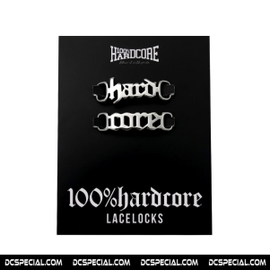 100% Hardcore Schoenvetersloten 'Set HARD-CORE Silver'