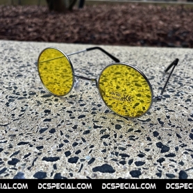 Gabber Old School Glasses 'Yellow/Silver'
