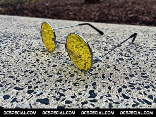 Gabber Old School Lunettes 'Yellow/Silver'
