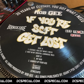 Rob Gee Picture Disc Vinyle '25 Years Of Ecstasy, You Got What I Need'