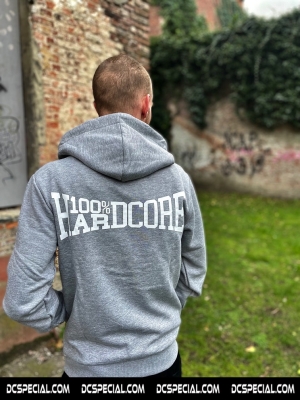 100% Hardcore Hooded Sweater 'Essential Grey/Melange'