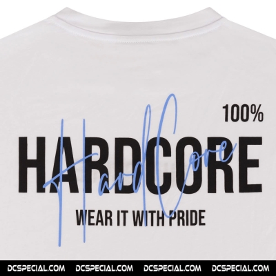100% Hardcore T-shirt 'Signature White'