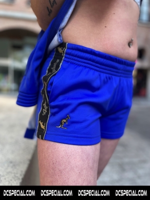 Australian Ladies Hot Pants 'Cornflower Blue / Black'