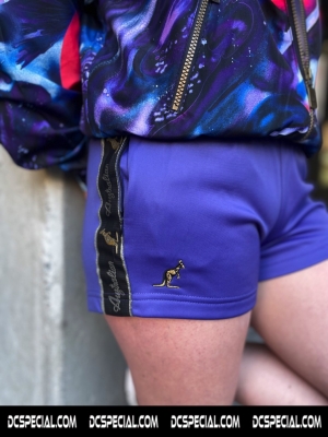 Australian Hot Pants Pour Femmes 'Perwinkle Blue / Black'