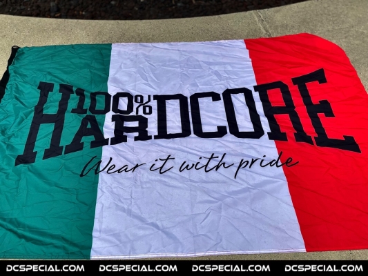 100% Hardcore Drapeau 'Hardcore Italia'