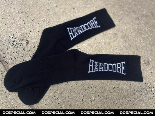 100% Hardcore Socks 'The Brand Black'
