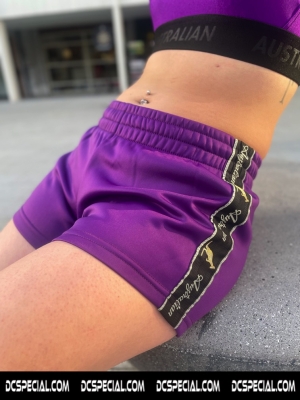Australian Ladies Hot Pants 'Violet / Black'