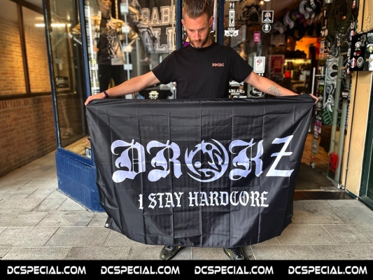 Drokz Flag 'I Stay Hardcore'