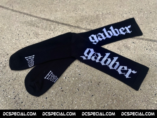 100% Hardcore Socks 'Gabber Black'