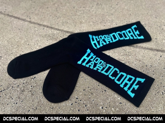 100% Hardcore Socks 'Black/Blue'