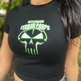 Rotterdam Terror Corps Ladies Crop Top 'RTC Green'