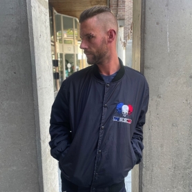 Frenchcore Baseball Jacket 'Triple Skull'