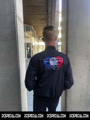 Frenchcore Baseball Jacket 'Triple Skull'