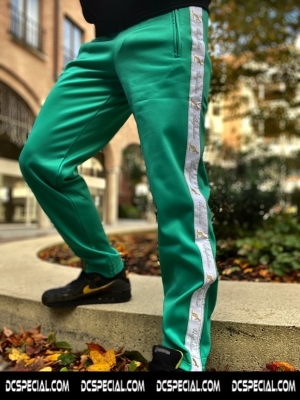 Australian Training Pants 'Mint Green/White Double Zipped'