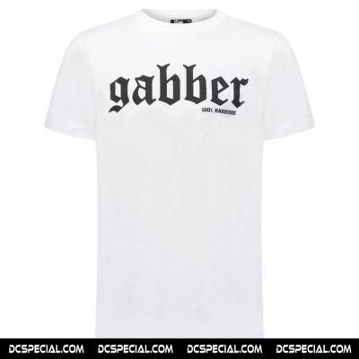 100% Hardcore T-shirt 'Gabber Essential White'