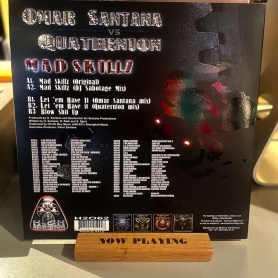 H2OH Records Vinyl 'H2062 - Omar Santana vs Quaternion - Mad Skillz'