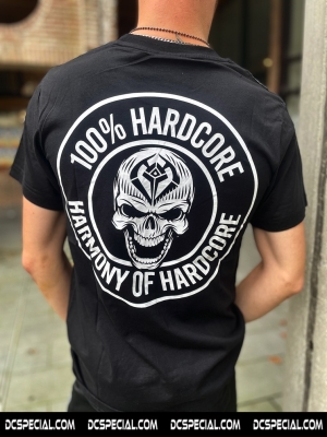 Harmony Of Hardcore T-shirt 'Ultimate Hardcore Feeling Skull Black'
