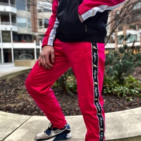 Australian Training Pants 'Fuxia/Black Double Zipped'