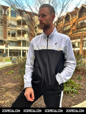 Australian Training Jacket 'White Black/White'