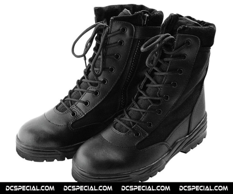 McAllister Boots 'Patriot Style Outdoor Zipper Boots Black'