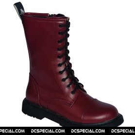 Knightsbridge Boots Dark Creationz DC '10-Hole Bordeaux'