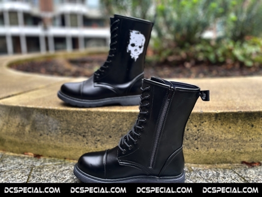 Knightsbridge Boots Dark Creationz DC '10-Hole Skull'