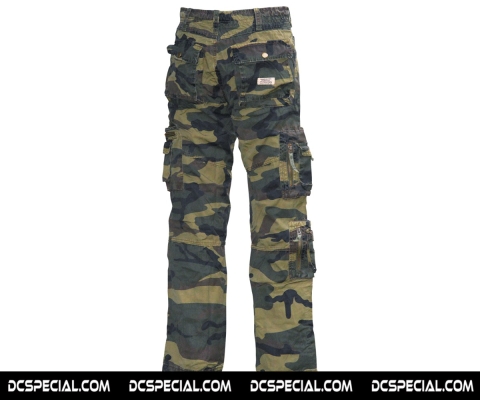 Commando Cargo Pants 'Big Shot Vintage Woodland'