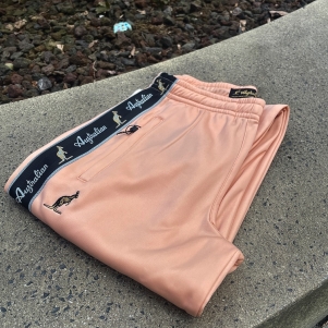 Australian Pantalon De Survêtement 'Apricot/Black Double Zipped'