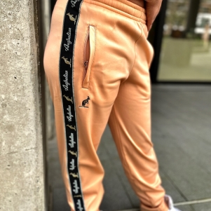 Australian Training Pants 'Apricot/Black Double Zipped'