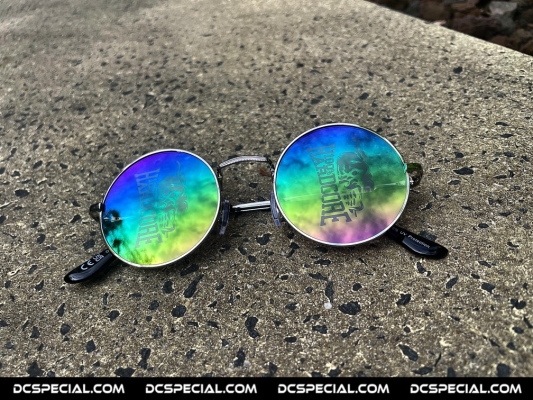 100% hardcore sunglasses 'Rainbow Revo'