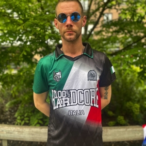 100% Hardcore Soccershirt 'Italia'