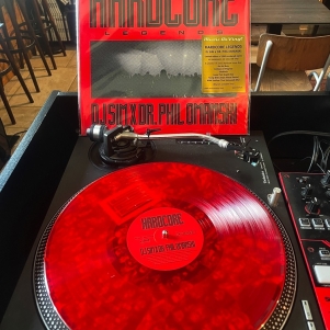Vinyle hardcore 'Hardcore Legends - DJ Sim & Phil Omanski - Édition Rouge Limitée'