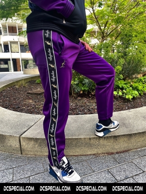 Australian Pantalon De Survêtement 'Violet/Black Double Zipped 3.0'
