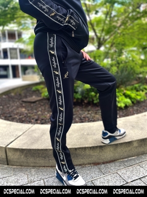 Australian Pantalon De Survêtement 'Black/Black Double Zipped 3.0'