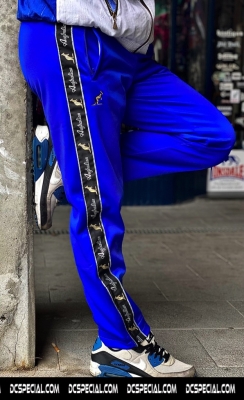 Australian Pantalon De Survêtement 'Cornflower Blue/Black Double Zipped 3.0'