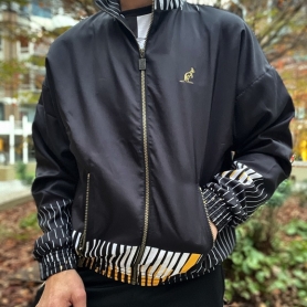 Australian Training Jacket 'Storia Striped Black'