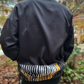 Australian Training Jacket 'Storia Striped Black'
