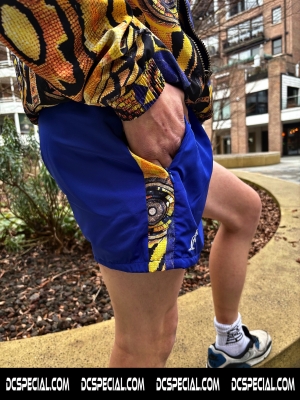 Australian Short de Bain 'Archive Mist Blue'