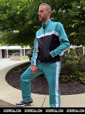 Australian Trainingsbroek 'Storm Green/White Double Zipped 3.0'