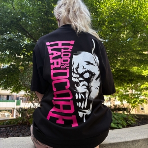 100% Hardcore T-shirt Dress 'Branded Rage'