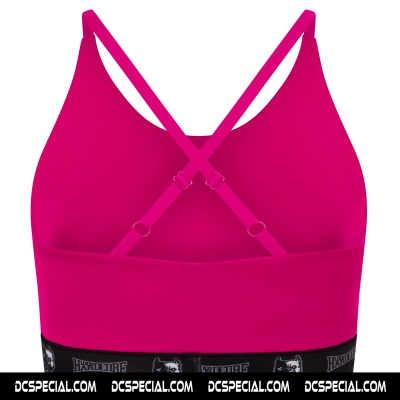 100% Hardcore Dames Sport Top 'Taping Fuchsia'