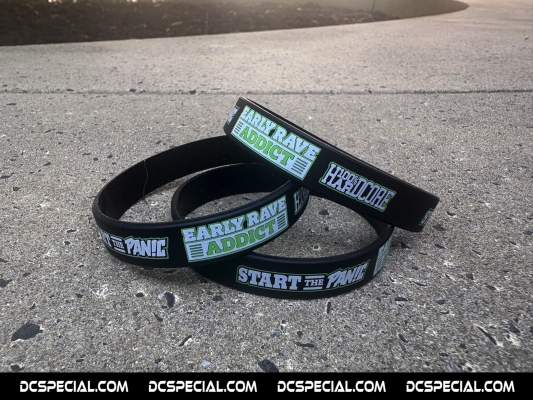 Panic Polsband 'Early Rave Addict Green'