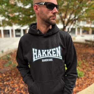 Hakken Hooded Sweater 'Raging Skull Red'