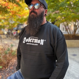 Doberman Hooded Sweater 'High Aggressive'